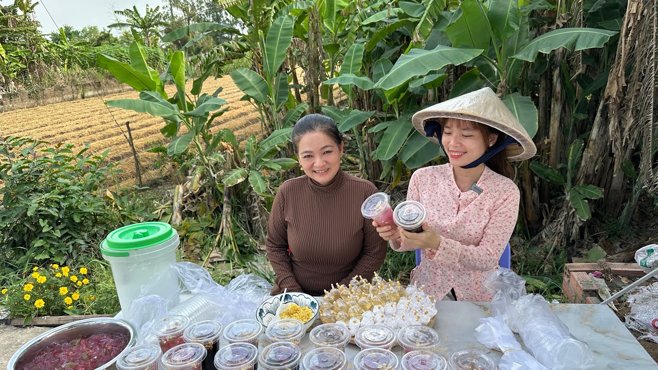 Cùng Mẹ Bán Sương Sâm Sương Sáo Giải Nhiệt Ngày Nắng / Nhà Quê #589