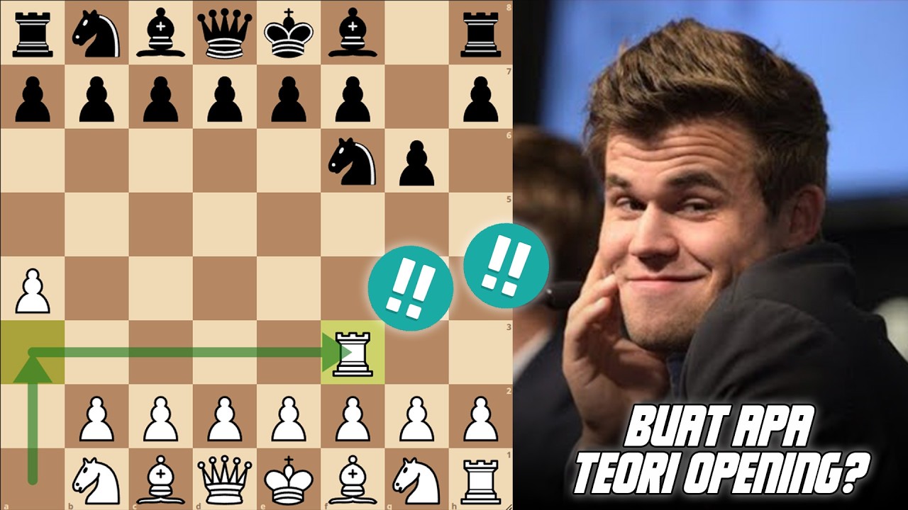 MAGNUS MELAKUKAN OPENING ULTRA AGRESIF ATAU GAK MASUK AKAL?? Magnus vs IM Lawrence Trent
