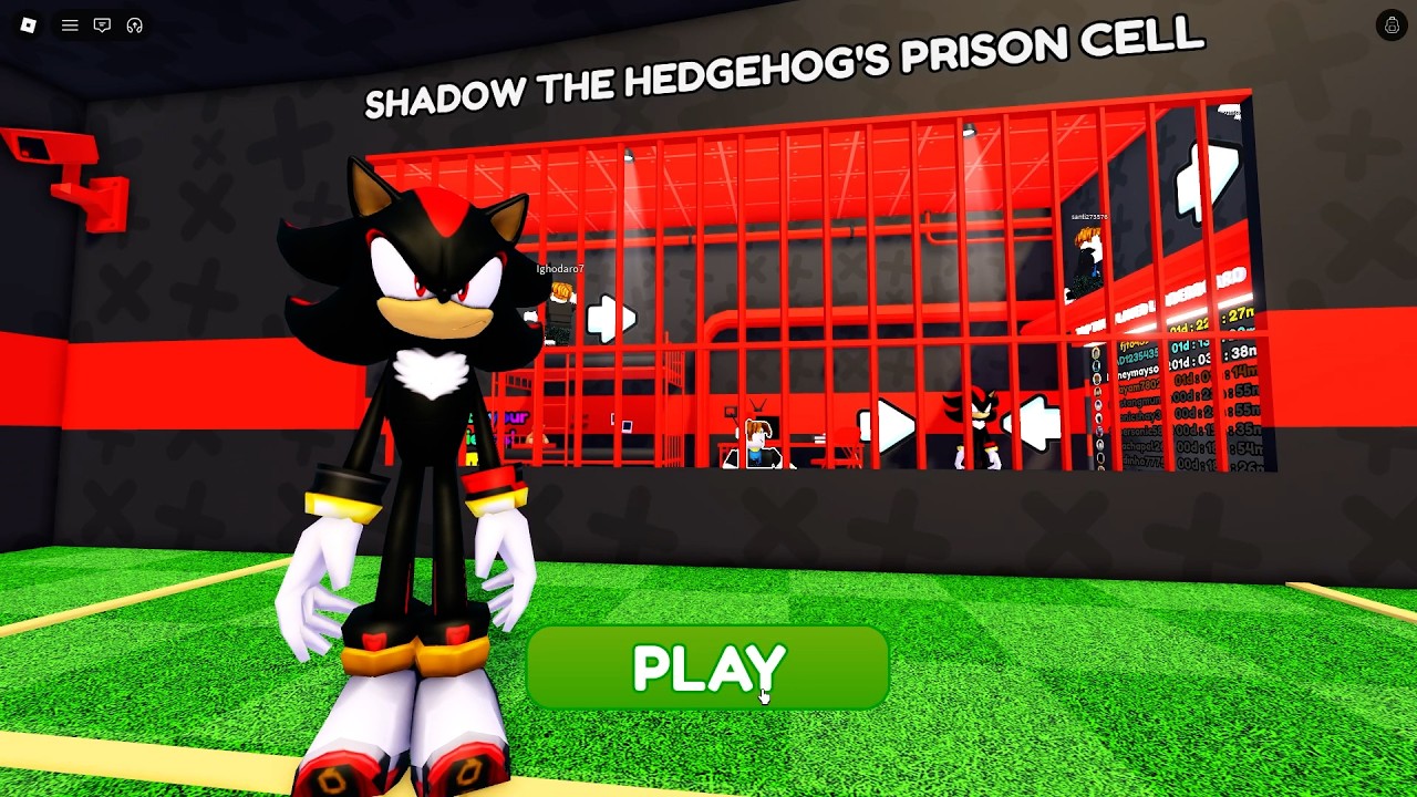 SHADOW THE HEDGEHOG'S PRISON TUN! (Obby) #roblox #robloxobby