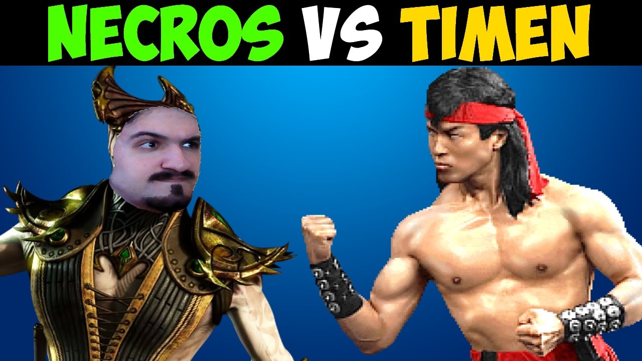 Mortal Kombat X - Necros ( Shinnok ) vs Timen ( Liu Kang )