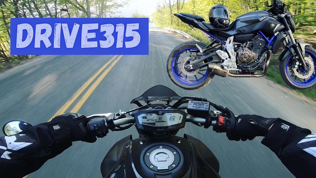Riding Around in Floyd 4 (Yamaha FZ07)