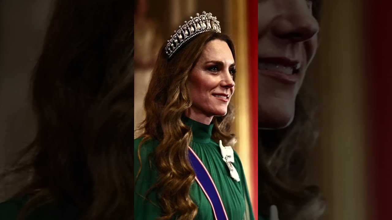 La Princesa De Gales luce tiara en cena de Gala en Wíndsor