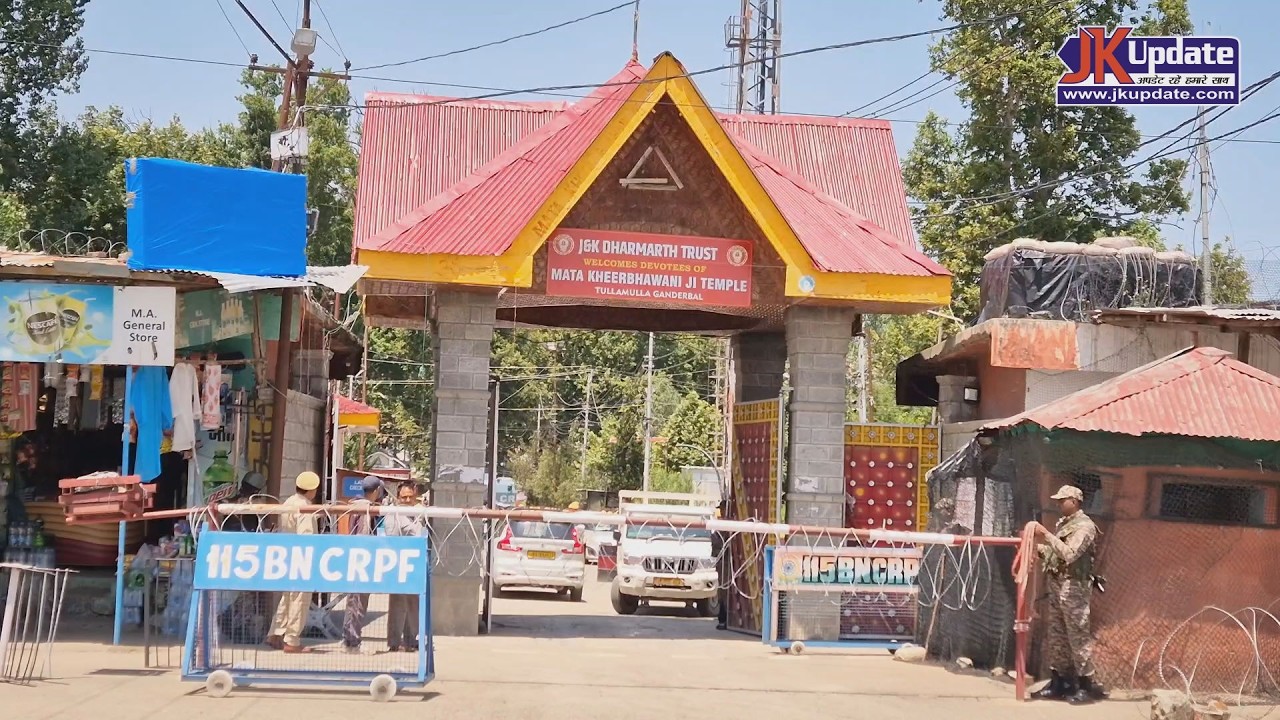 Preparations underway in Ganderbal for annual Kheer Bhawani Mela on June 22