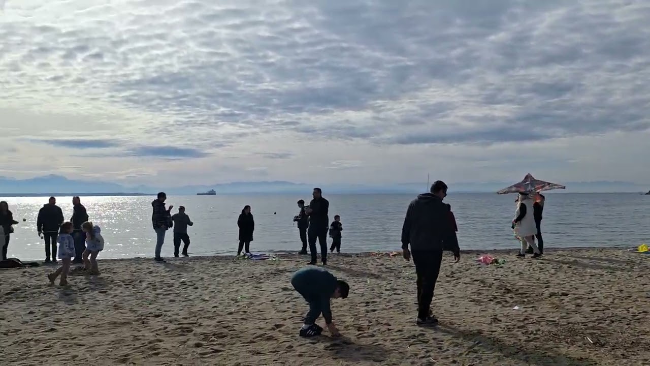 Καλαμαριά: Κούλουμα στην πλαζ Αρετσούς 23/02