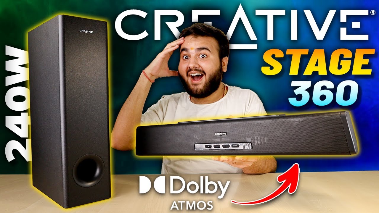 *240W Soundbar with Dolby Atmos* - CREATIVE Stage 360 🔥