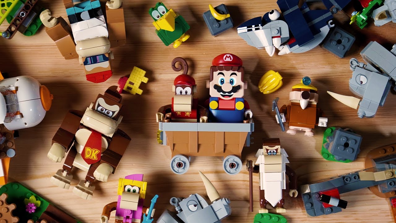 All set courses of Donkey Kong LEGO SUPER MARIO レゴスーパーマリオ ドンキーコングセット全てのコース