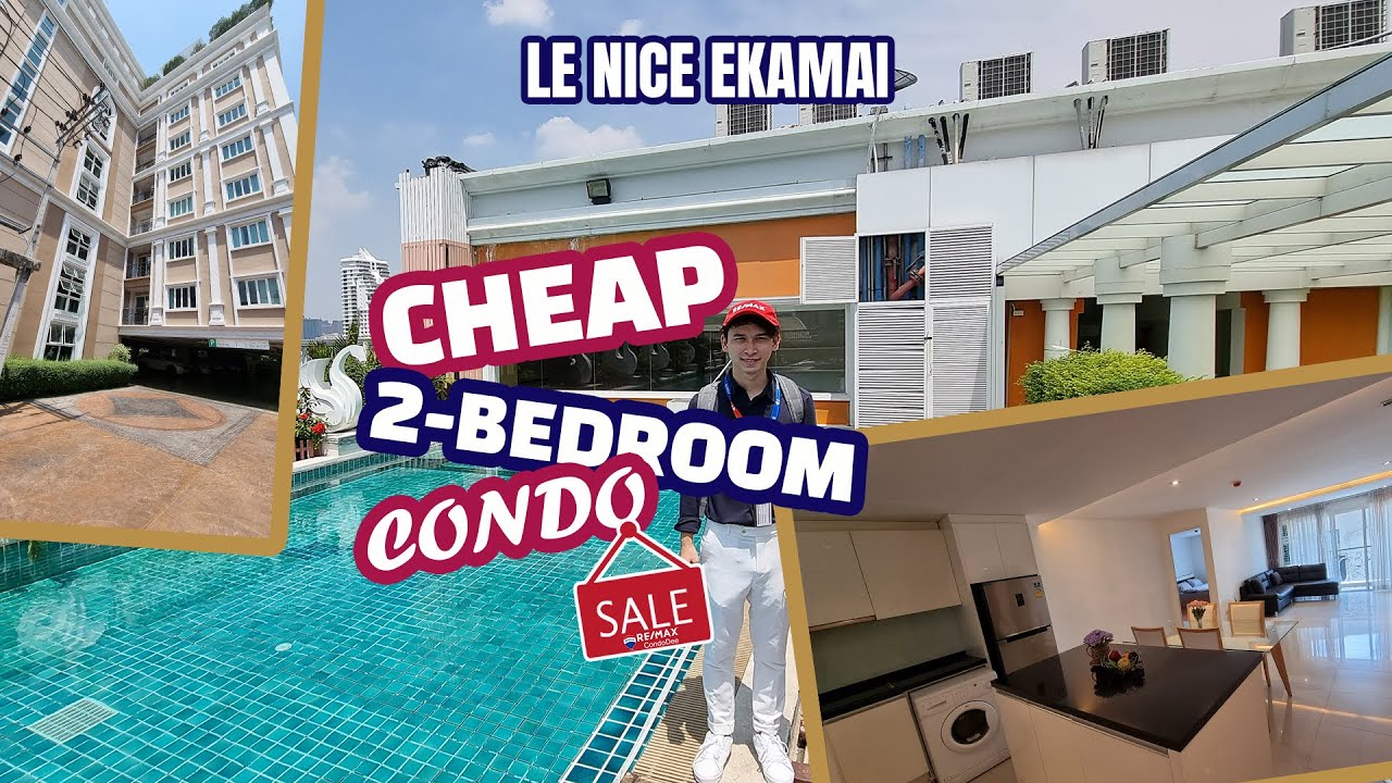 Cheap 2-Bedroom Bangkok Condo in Ekkamai for Sale - Property Tour