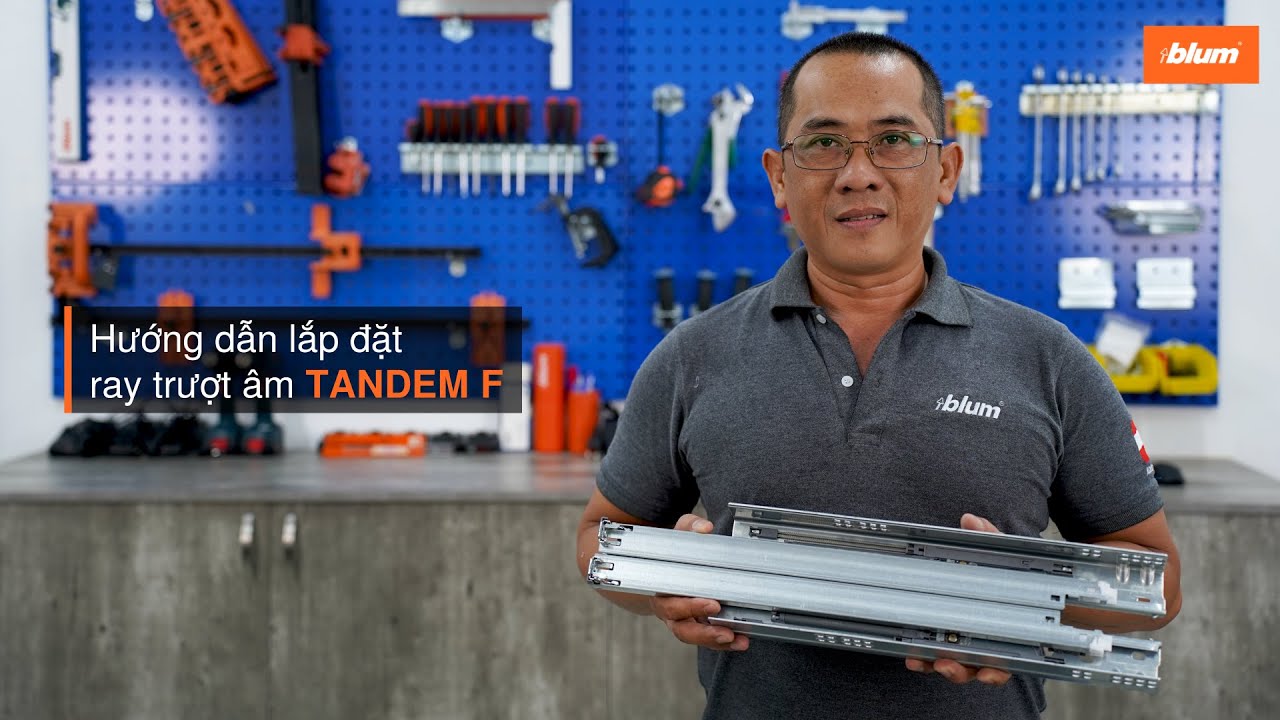 CÁCH LẮP RAY TRƯỢT ÂM CHO NGĂN KÉO | HƯỚNG DẪN LẮP ĐẶT | BLUM