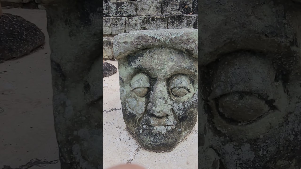Such an incredibly expressive sculpture from #Cop&aacute;n Mayan ruins in Honduras