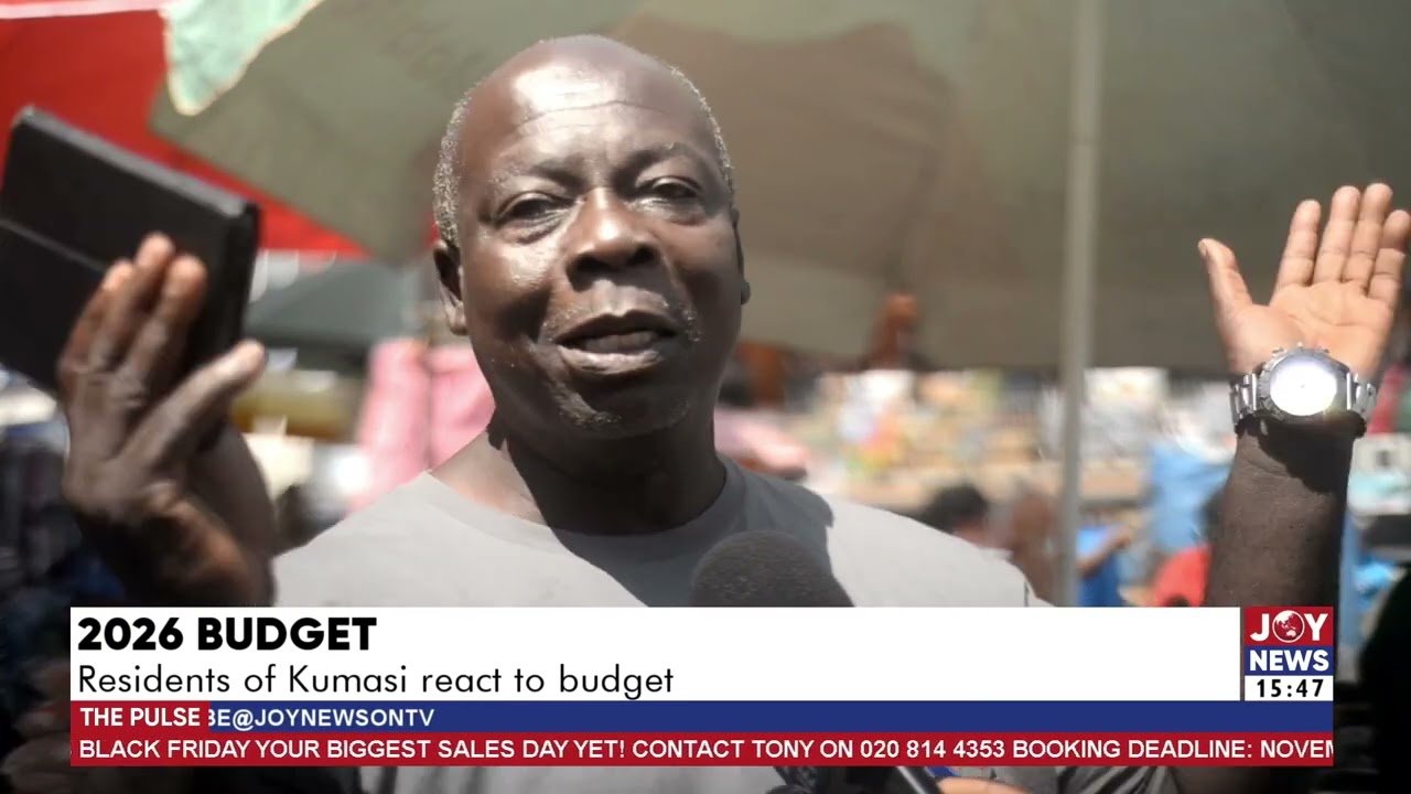 2026 Budget: Residents of Kumasi react to budget.