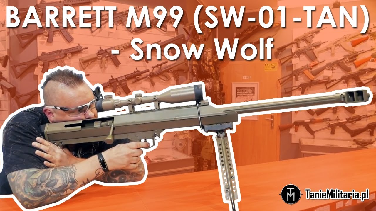 BARRETT M99 (SW-01-TAN) SNOW WOLF - TANIEMILITARIA.PL