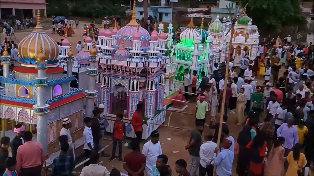 मुहर्रम, ताजिया, झरनी गीत। मुहर्रम के ताजिया जुलूस | हक़ हुसैन मोला हुसैन New Muharram Tajiya marsiya