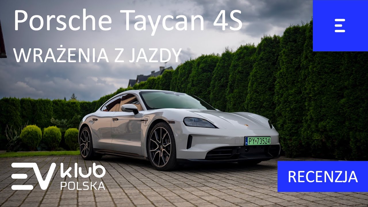 Porsche Taycan 4S (LIFTING) 2024 - wrażenia z jazdy