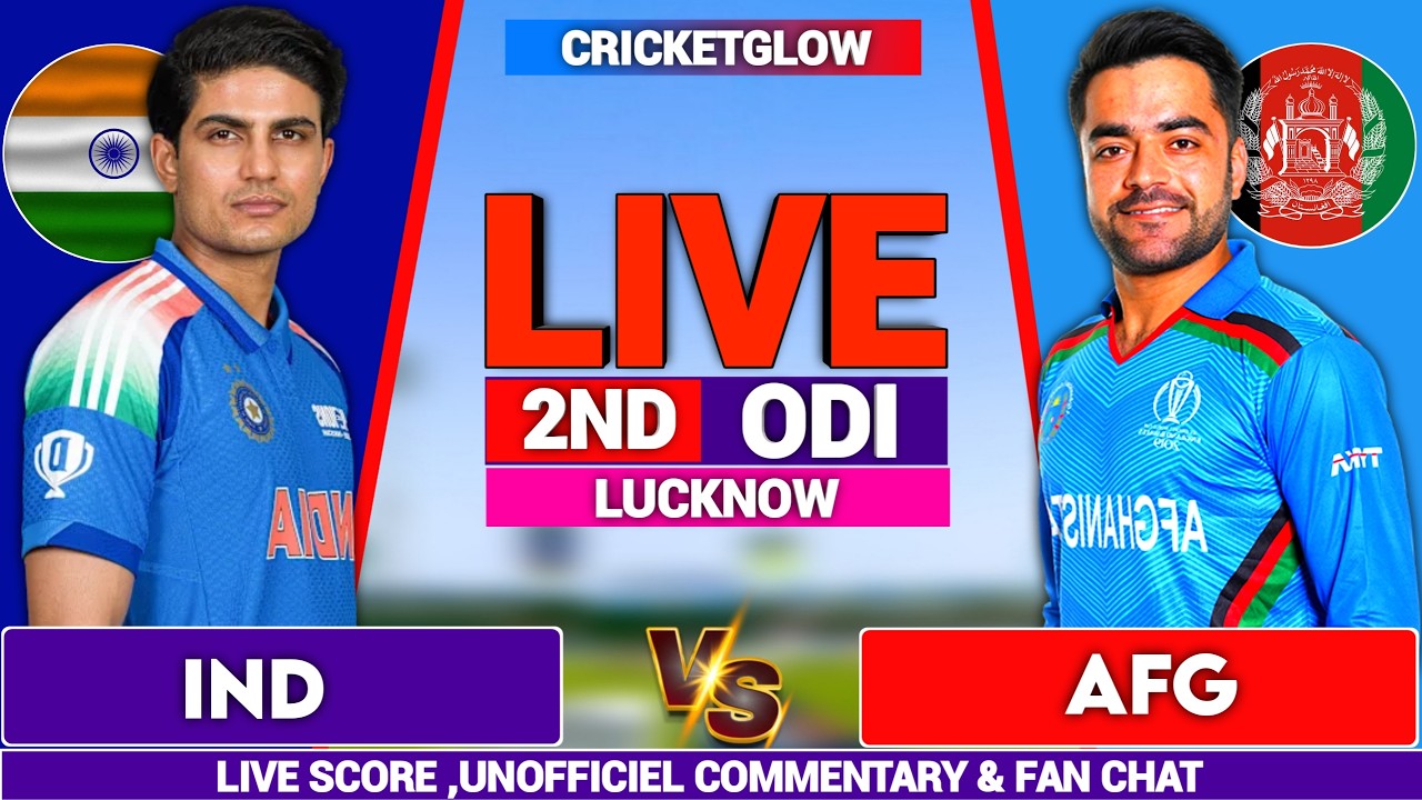 🔴Live: IND vs AFG, Live Commentary, 2nd ODI Match 2026 | India vs Afghanistan Live Cricket Match