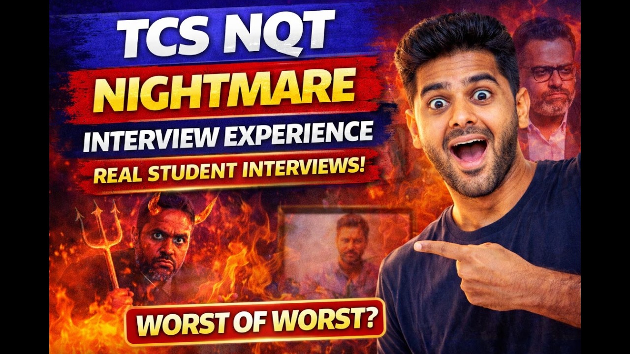 TCS NQT Nightmare Interview 😱 | 3 Students Real Questions | Worst Experience + Biased Interviewer?
