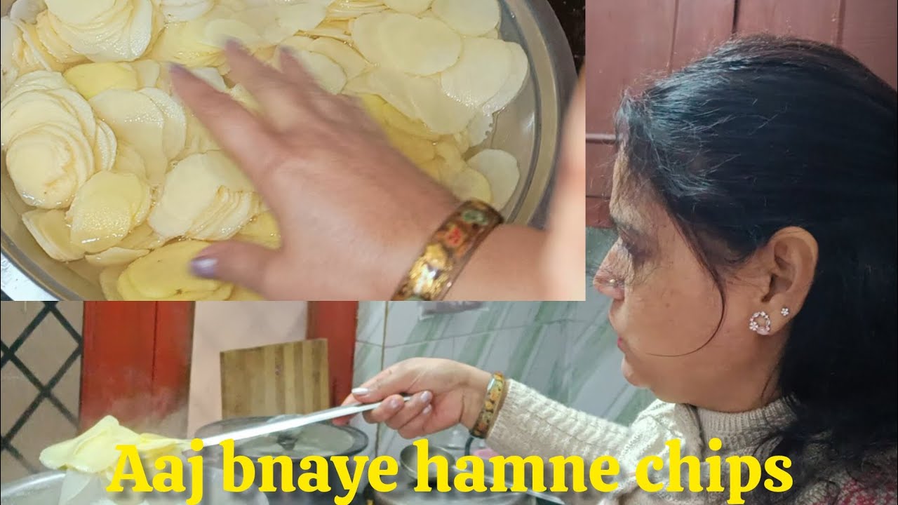 Aaj bnaye chips aab hone lg gai hai Holi ki tyariya🥰 Chandra taragi 