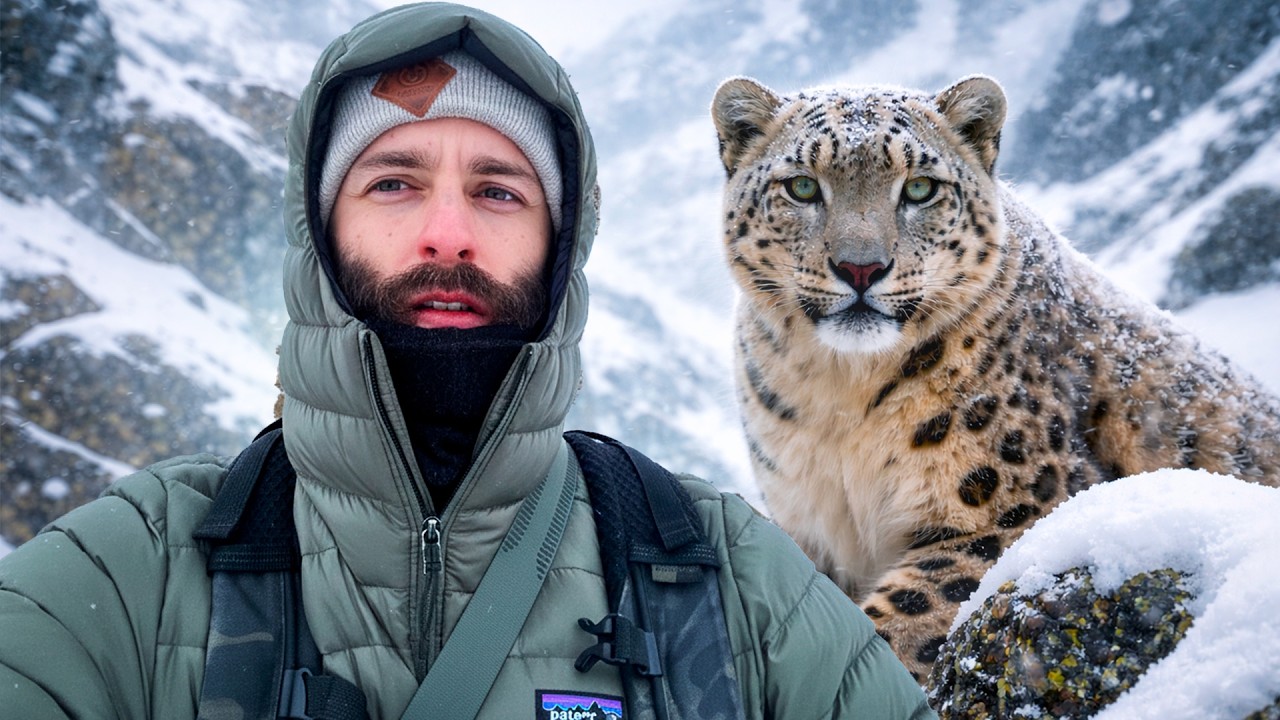 Buscando al leopardo de las nieves en el Himalaya