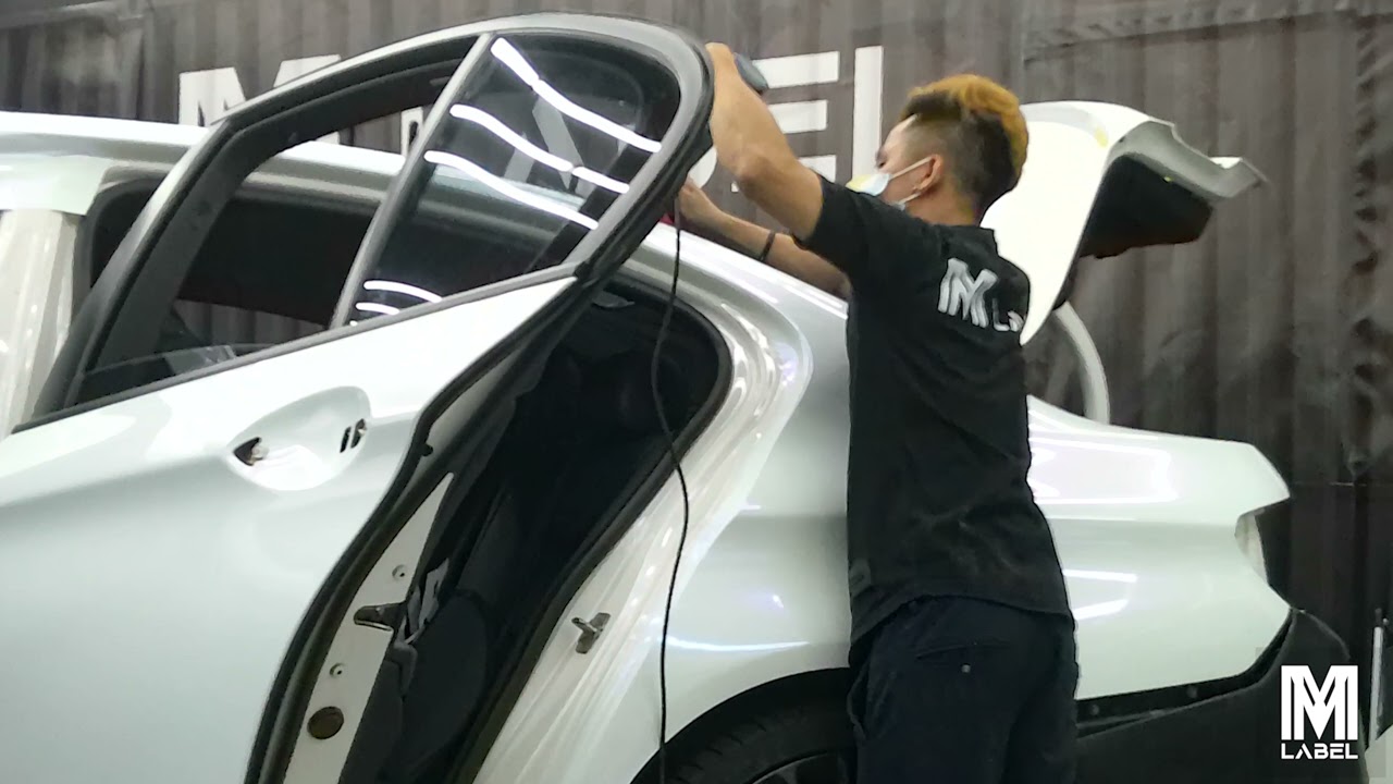 Time Lapse for BMW F10 Extreme Makeover - Diamond Crystal White Blue