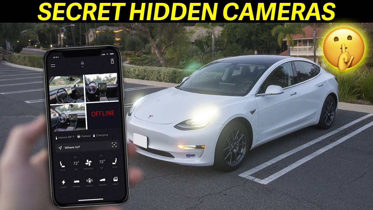 HIDDEN CAMERAS INSIDE! - Tesla Model 3