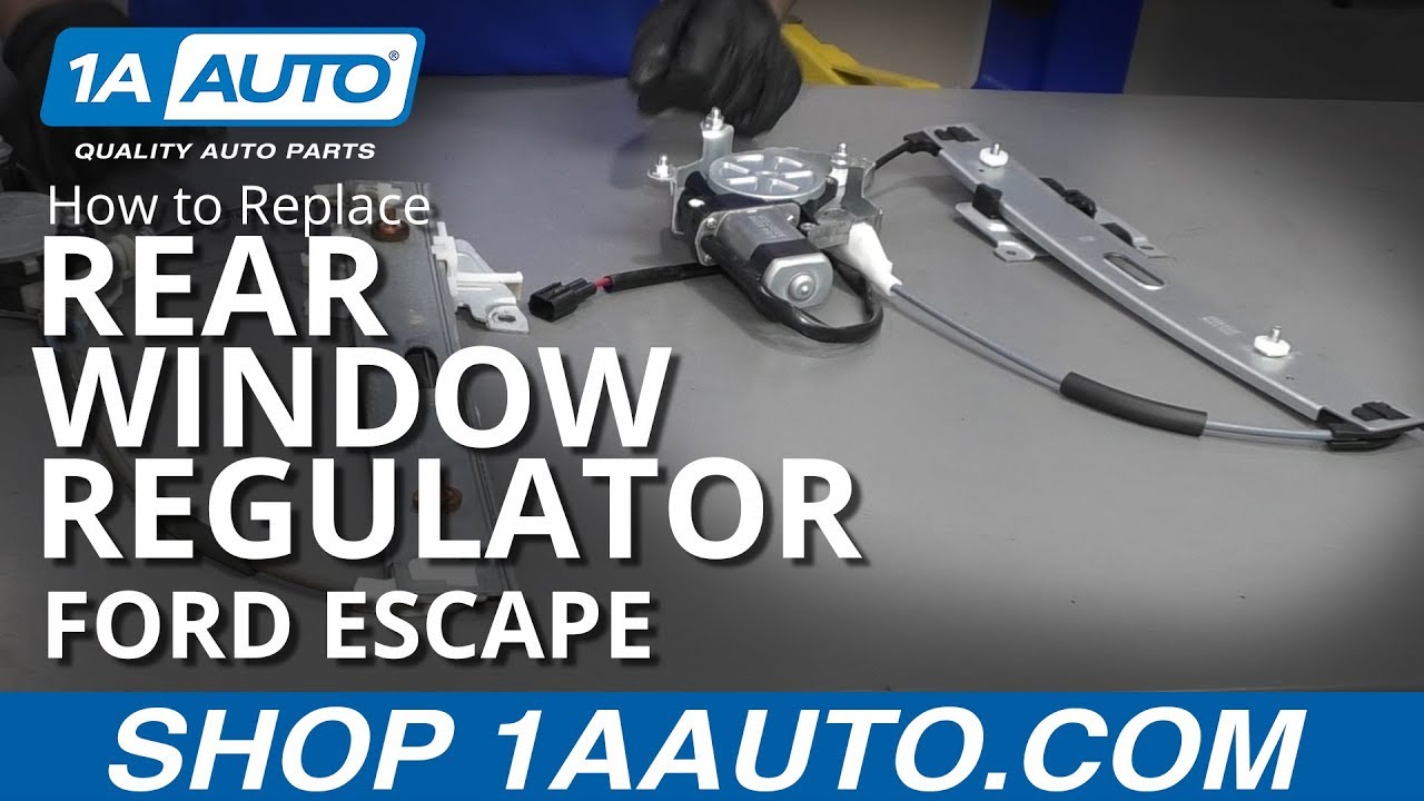 How to Replace Rear Window Regulator 08-12 Ford Escape