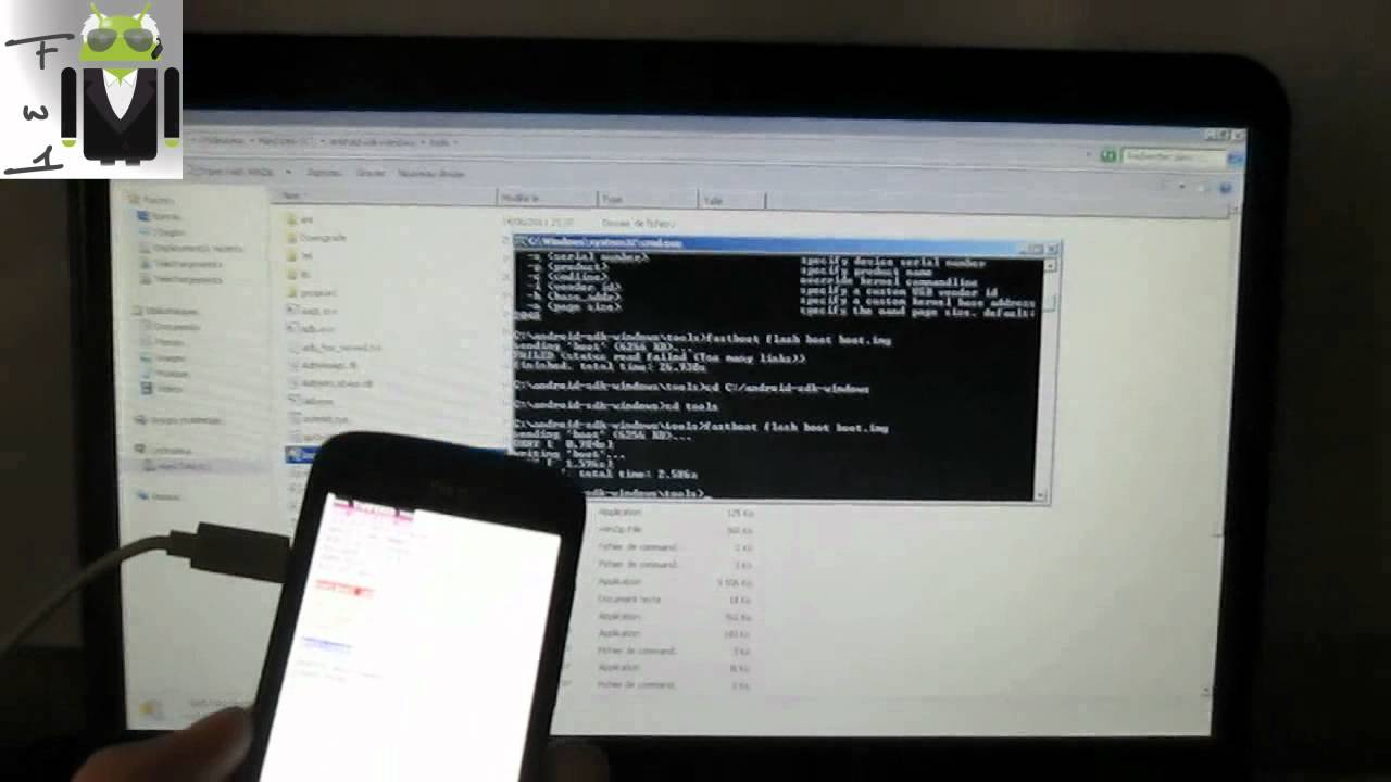 How To Flash Rom Custom (2 Files) Boot.img - HTC One
