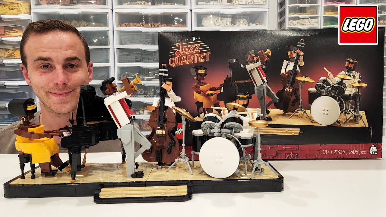 LEGO Ideas Jazz Quartet Build & Review