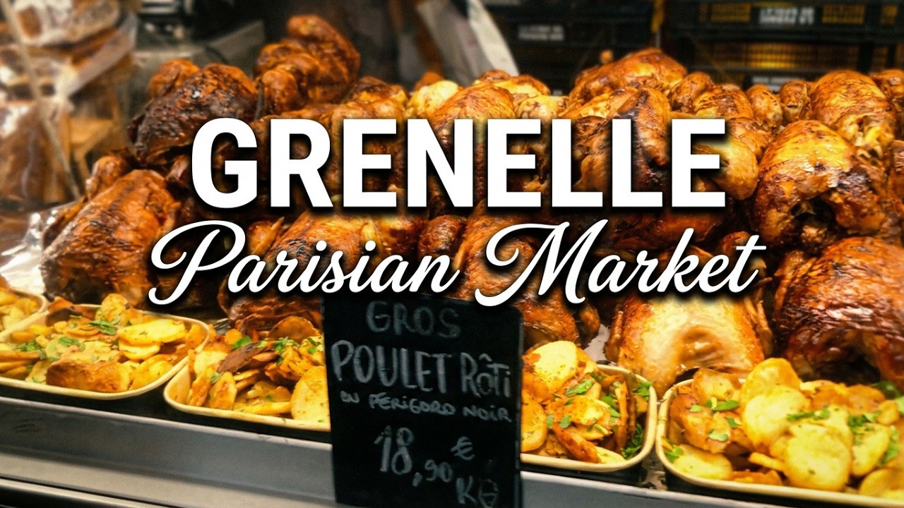 Sunday Vibes at March&eacute; Grenelle: A Taste of Local Parisian Life