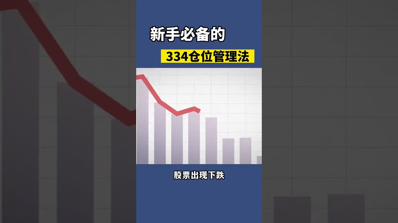 新手必备的334仓位管理法，赶紧点赞收藏起来吧#股票 #股市 #交易 #投资 #新手 #交易 #投資 #美股 #交易 #投資 #美股 #熱門 #交易技術 #股票