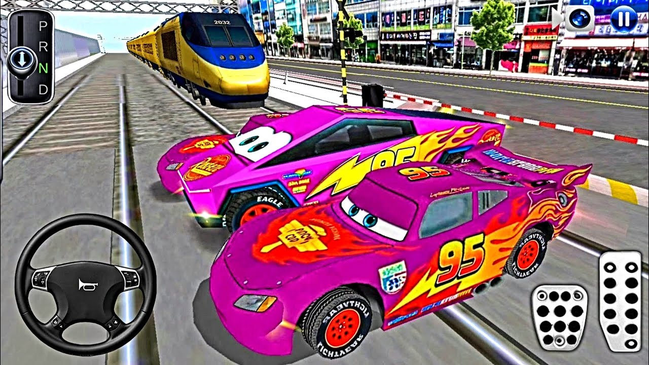 New Lightning McQueen Car Vs Golden Train - 3D Driving Class 2026 - Android GamePlay - Car Game