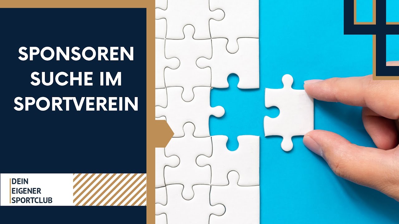 Sponsorensuche im Sportverein - Sponsorenarbeit Sportverein