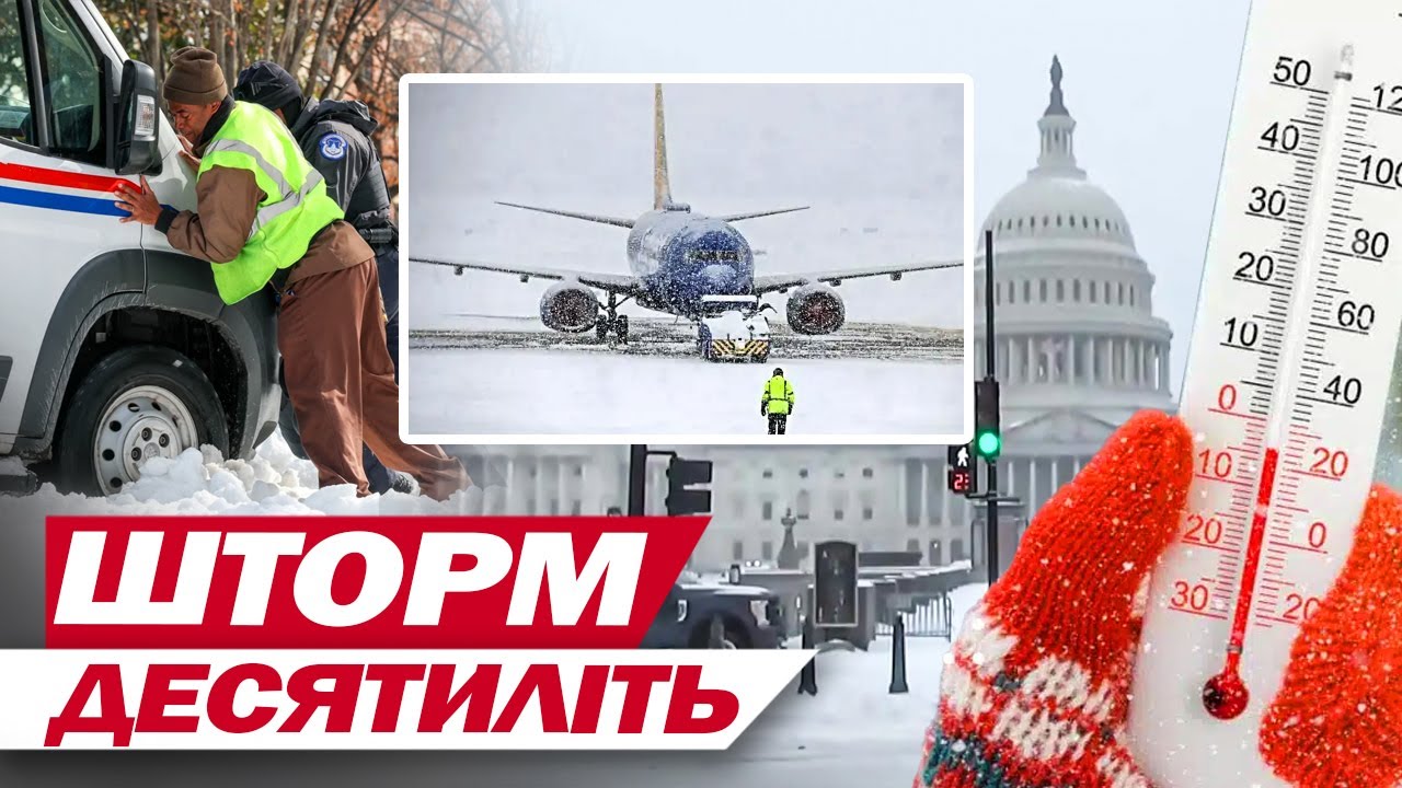 НАЙТРИВАЛІШІ МОРОЗИ, які НЕСУТЬ СМЕРТЬ! ШТОРМ у США лише ПОСИЛЮЄТЬСЯ