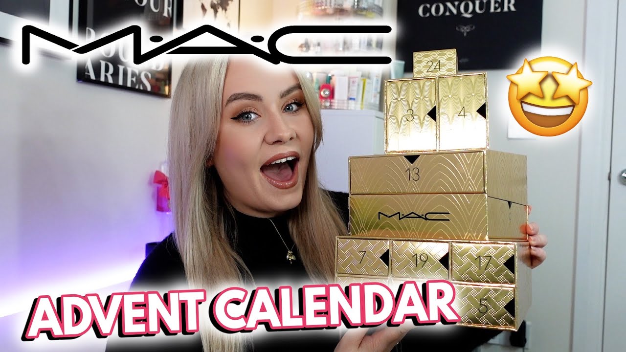 MAC ADVENT CALENDAR UNBOXING 2024 ✨ THE 'GIFT OF GOLD' WORTH £445 ✨  MISS BOUX