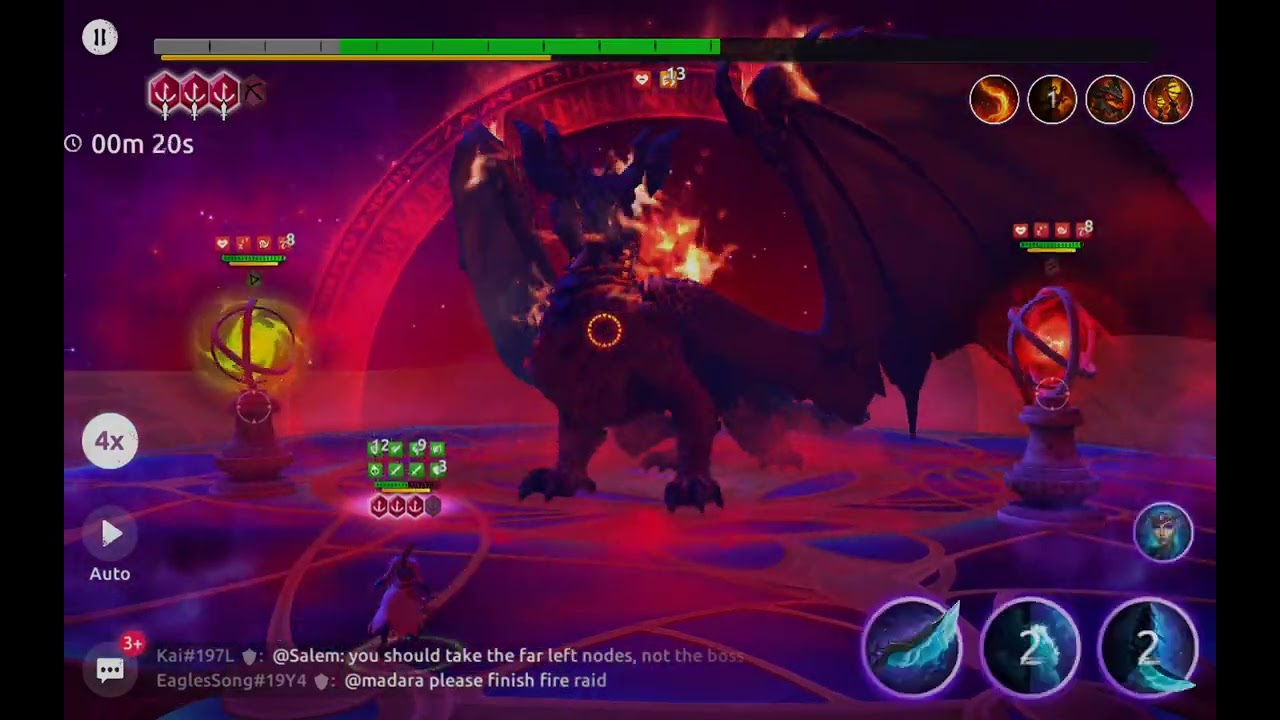 Age of magic-fire dragon  titan lvl 50