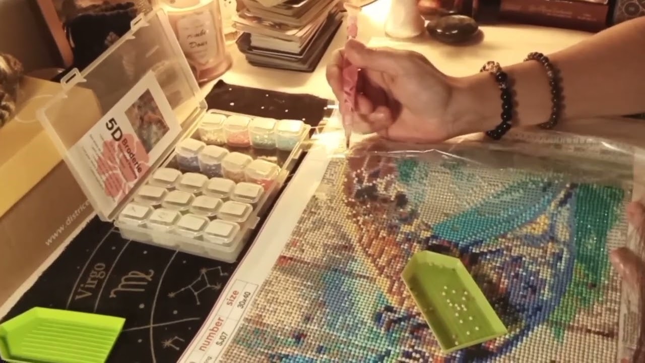 ⭐J' PEUX PAS, J'AI DIAMOND PAINTING!!!😂 #diamondpainting #blabla