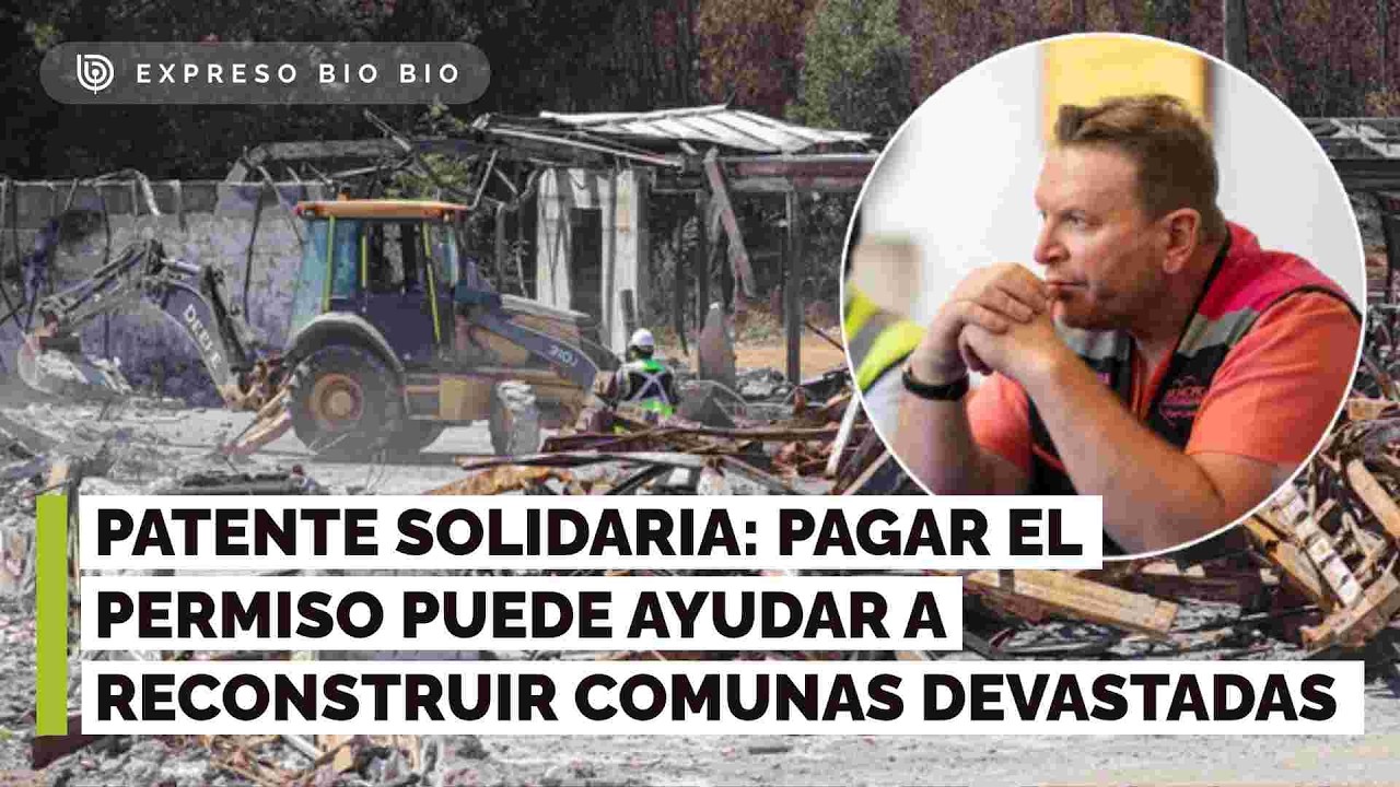 Patente Solidaria: Pagar el permiso puede ayudar a reconstruir comunas devastadas