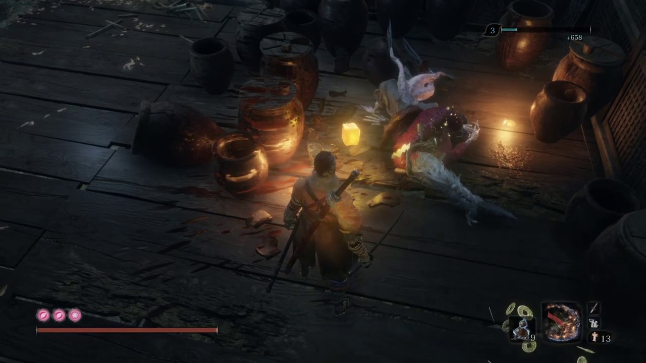 Sekiro - Giving Mibu's Head Priest the Water of the Palace