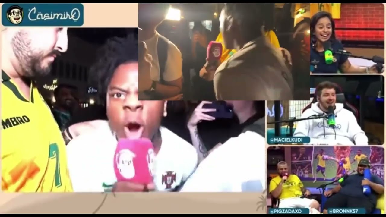 IShowSpeed Interrupts Brazilian Reporter😂😂