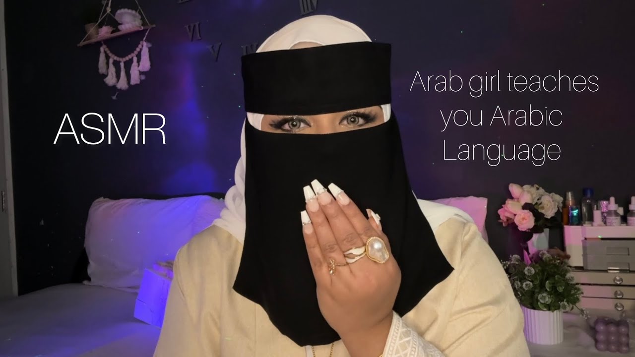 ASMR - Arab Girl Teaches You Arabic language (ROLEPLAY)✨🧕