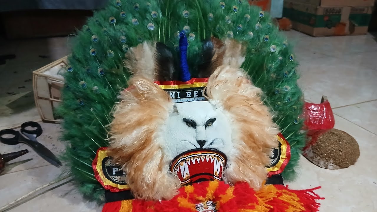 Tutorial pembuatan bulu merak untuk miniatur reog @Prabu_miniatur 