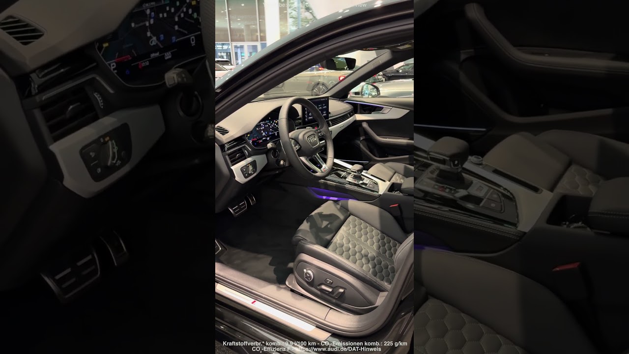 2023 Audi RS4 light show - #audi #rs4 #stationwagon