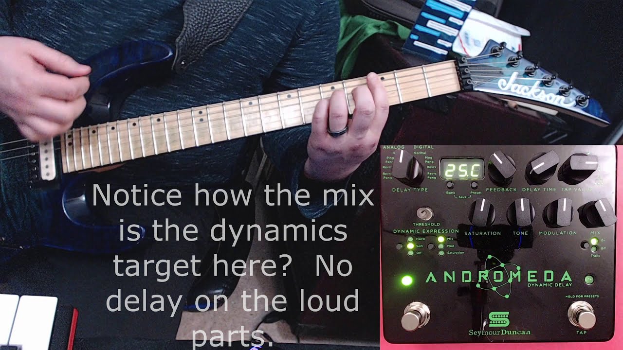 Tone demo: Seymour Duncan Andromeda Dynamic Delay