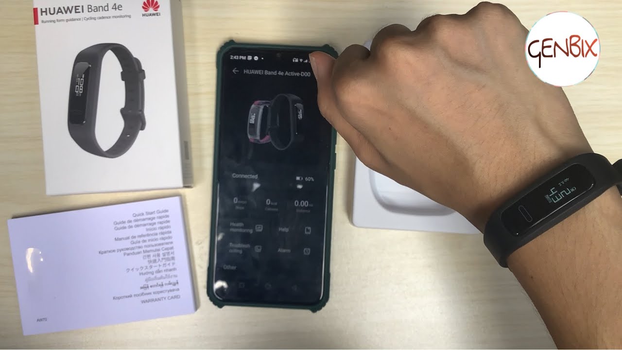 Huawei Band 4e [ Setting it up ] Bought it from Huawei Official Store @Shopee