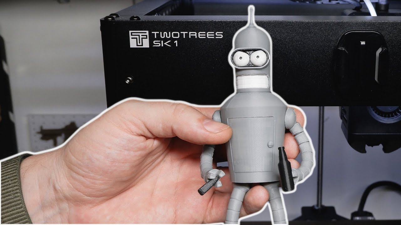 Two Trees SK1 - ОЧЕНЬ БЫСТРЫЙ 3D ПРИНТЕР: распаковка, первый запуск, примеры 3д печати