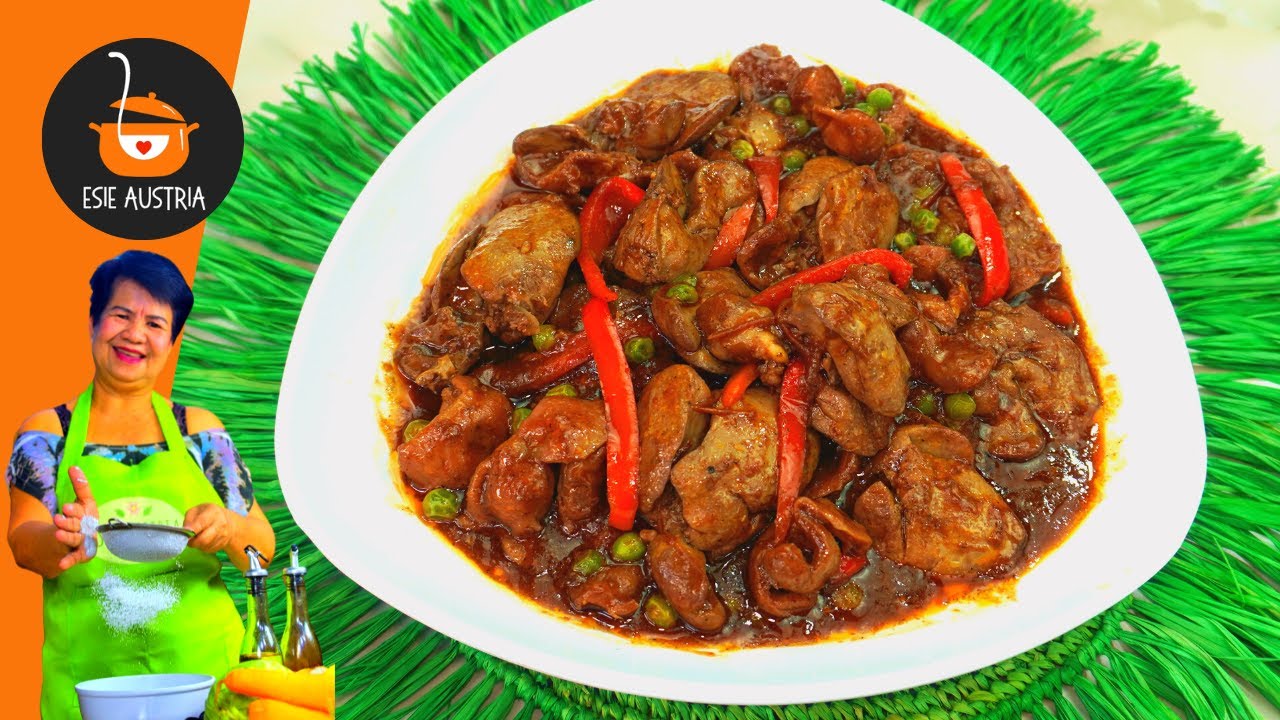 SINARSAHANG ATAY BALUNBALUNAN NG MANOK | KAKAIBANG LUTO SA ATAY AT BALUNBALUNAN NG MANOK