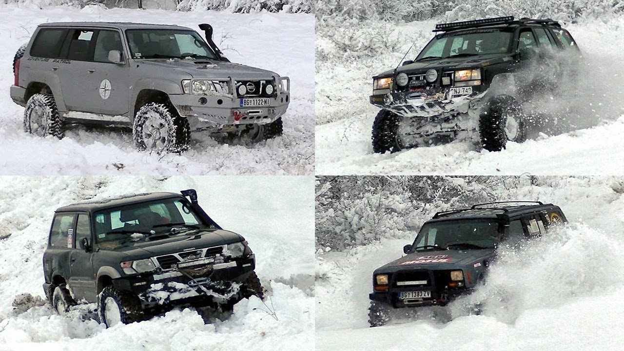 Jeep Cherokee XJ vs Nissan Patrol vs Jeep Grand Cherokee ZJ