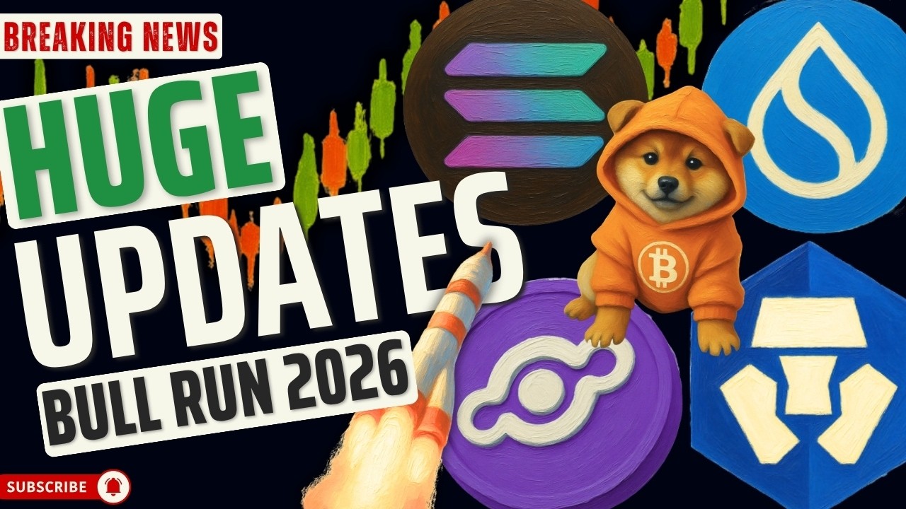Helium HNT, Solana SOL , Sui, DOG on Bitcoin & Cronos CRO! Bull Run 2026 Updates!