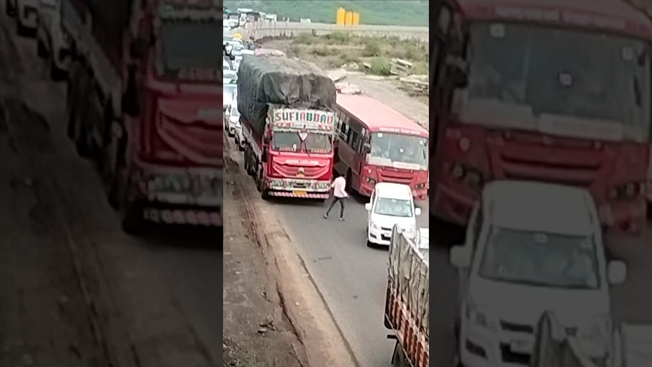 Khambhatki New Tunnel Update #traffic #nhal #nh48road #khambatki_tunnel#update#new #news #road #bus