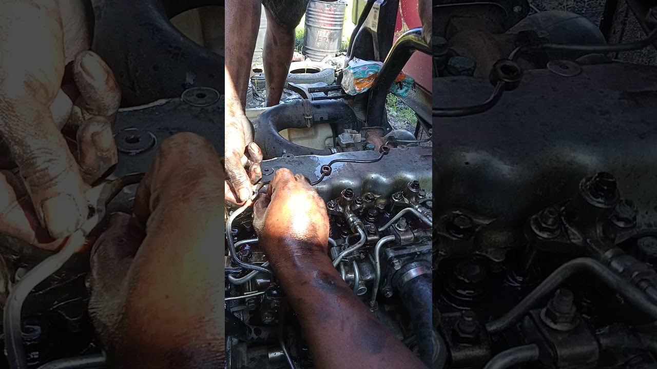 cara mengatasi mesin mobil dina 130 yang goyang