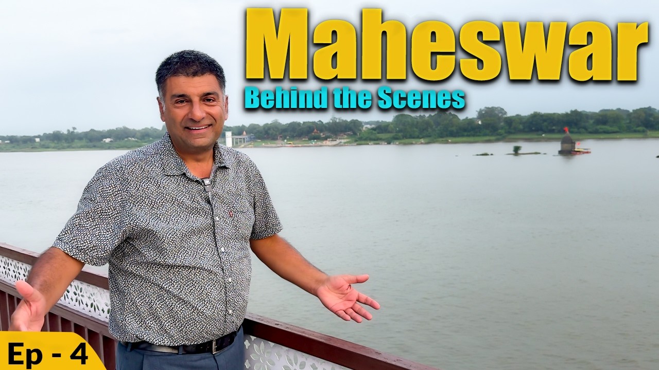 Ep 4 Behind the Scenes in Maheshwar | MPT Narmada Retreat, Narmada Aarti, Local Food & More