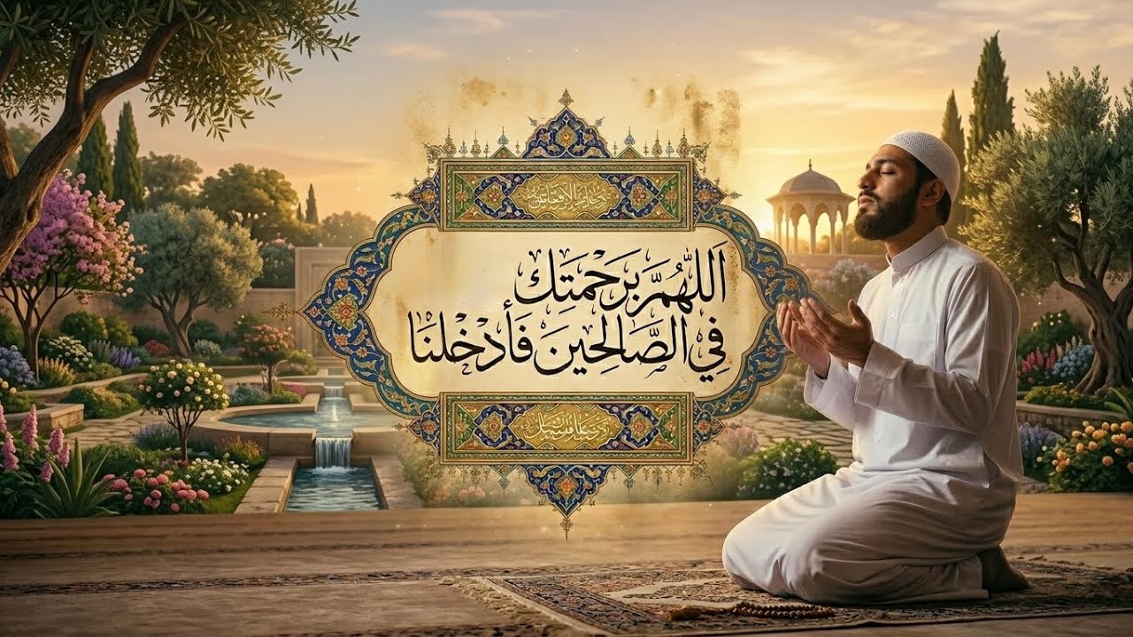 اللهم برحمتك في الصالحين فأدخلنا 